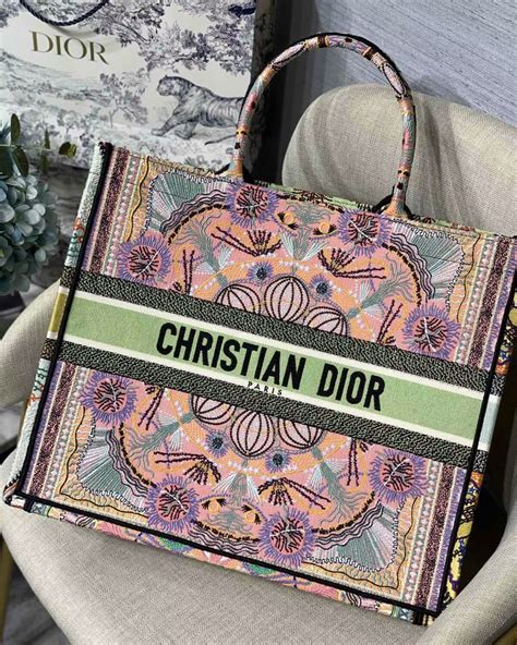 colorful dior tote bag|christian dior book tote 2021.